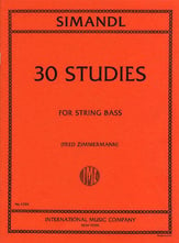 30 STUDIES FOR DEVELOPME STRING BAS cover